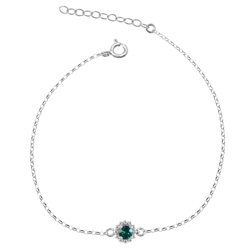 AMOR AMOR Βραχιόλι Από Ασήμι 925 Επιπλατινωμένο Με Swarovski EX26947