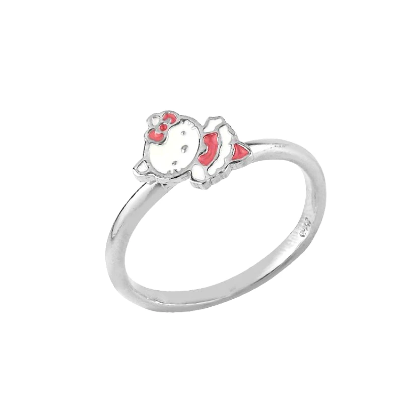 AMOR AMOR Δαχτυλίδι Από Ασήμι 925 Με Hello Kitty KO38838
