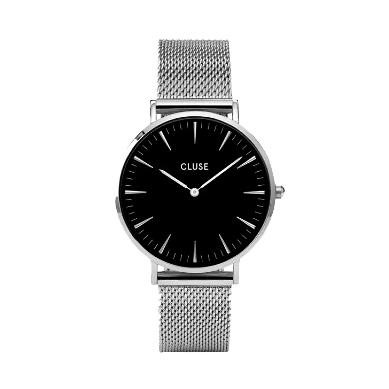 CLUSE CLUSE LABOHEMΕ Mesh Silver Stainless Steel Strap CW0101201004