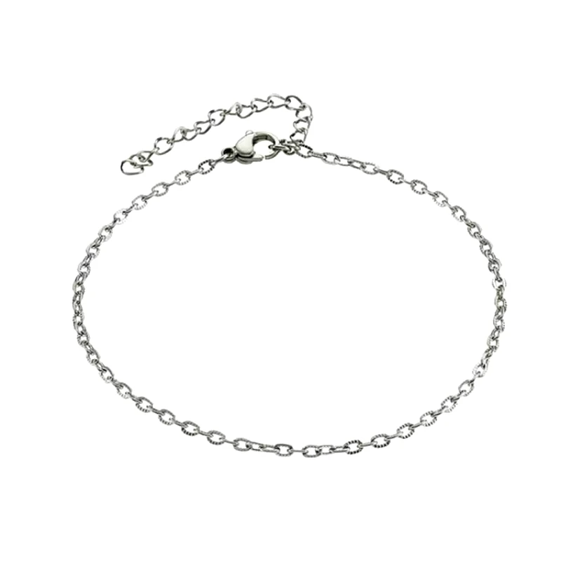 AMOR AMOR Βραχιόλι Ποδιού Από Ανοξείδωτο Ατσάλι AS29384