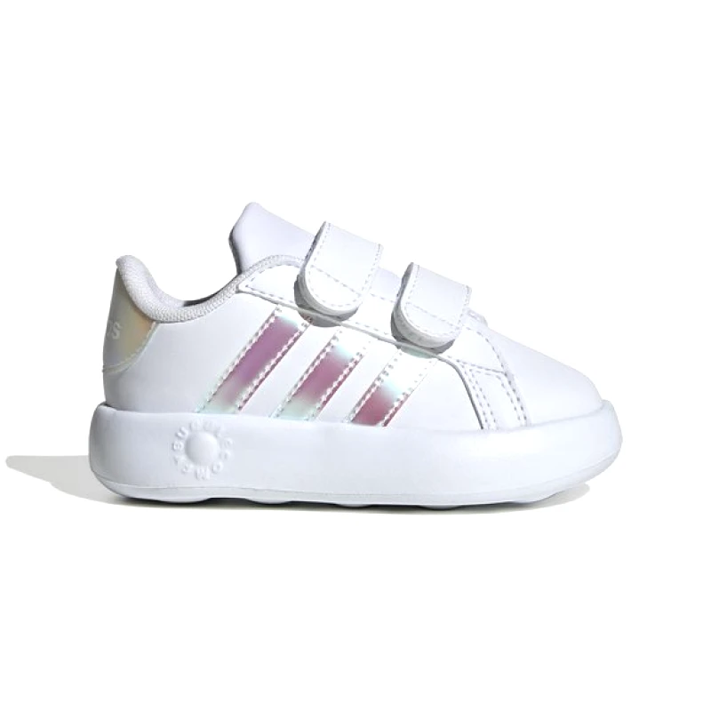 ADIDAS Βρεφικά Παπούτσια Adidas COURT για Κορίτσια Metallic (Μεγέθη 19-27) - ΠΟΛΥΧΡΩΜΟ