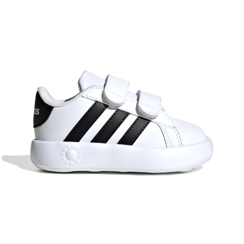 ADIDAS Βρεφικά Παπούτσια Adidas COURT για Αγόρια Classic Black (Μεγέθη 19-27) - ΜΑΥΡΟ