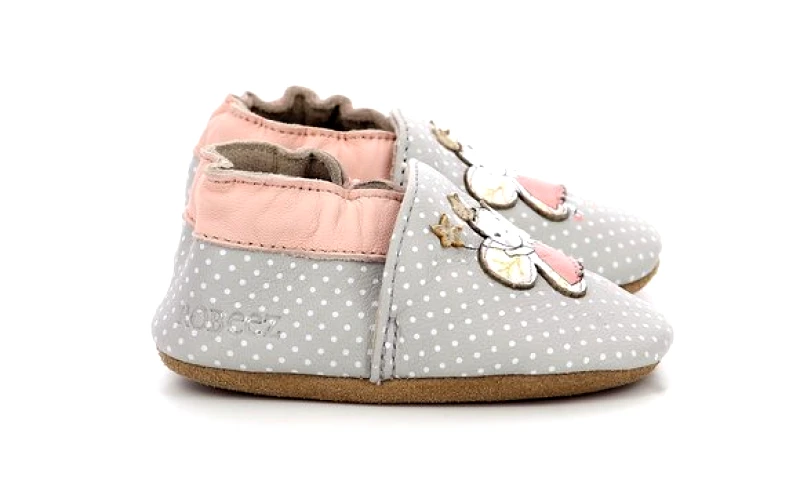 ROBEEZ Βρεφικά Παπούτσια Αγκαλιάς Robeez Pink Fancy Girl - ΠΟΛΥΧΡΩΜΟ