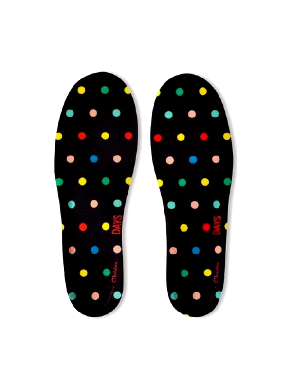 CHRISTOU1910 DAYS KΙDS COMFY POLKA DOT - ΠΑΤΟΙ ΓΙΑ ΤΗ ΣΩΣΤΗ ΣΤΗΡΙΞΗ ΤΟΥ ΠΑΙΔΙΚΟΥ ΠΕΛΜΑΤΟΣ - ΜΑΥΡΟ