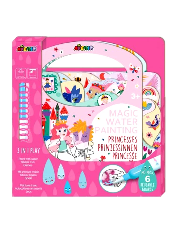 AVENIR Avenir Magic Water Painting Princesses - ΠΟΛΥΧΡΩΜΟ