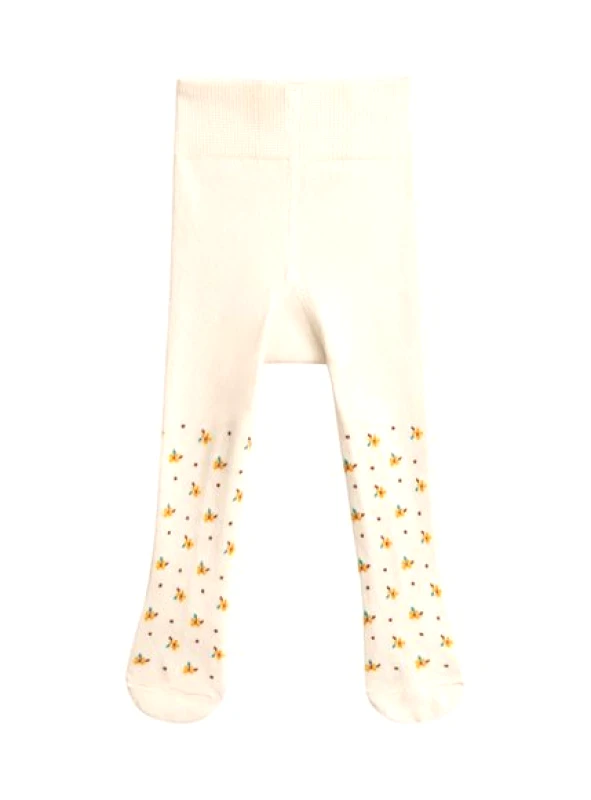 DPAM Βρεφικό Καλσόν για Κορίτσια Pink Flowers - ΑΝΟΙΚΤΟ ΡΟΖ