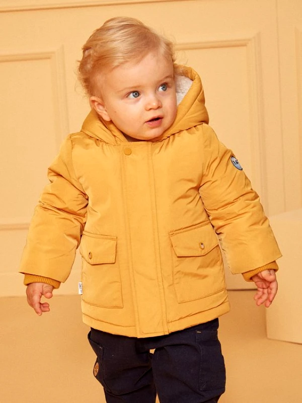SERGENT MAJOR Βρεφικό Μπουφάν για Αγόρια Classic Yellow ΚΙΤΡΙΝΟ