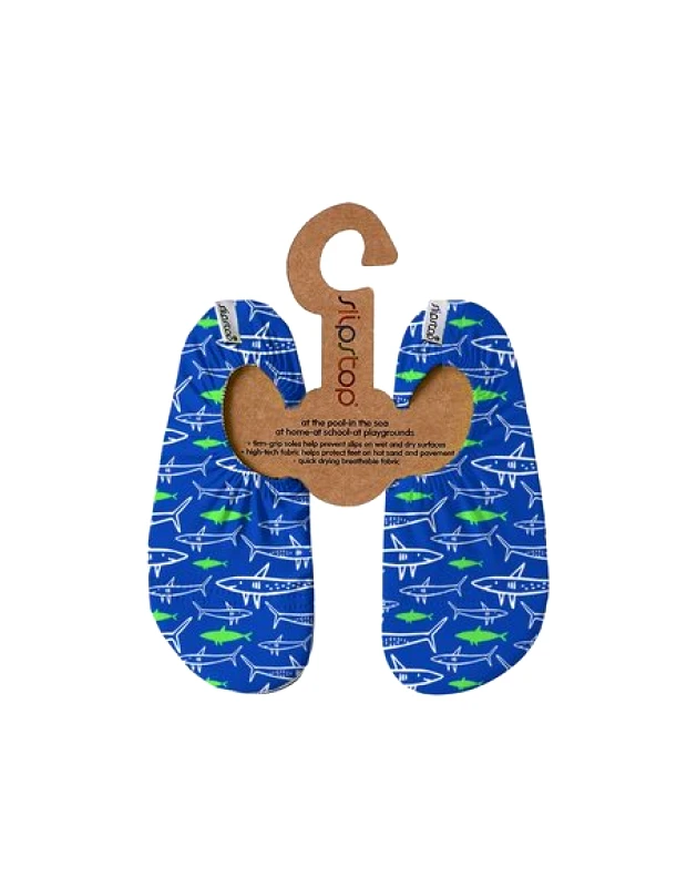 SLIPSTOP SLIPSTOP Αντιολισθητικά Παντοφλάκια Royal Sharks (Μεγέθη 18-29) - ΠΟΛΥΧΡΩΜΟ