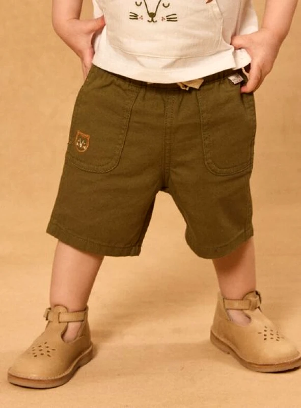 SERGENT MAJOR Βρεφική Βερμούδα για Αγόρια Chalki Jungle - ΠΡΑΣΙΝΟ