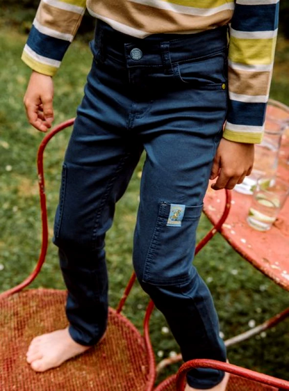 SERGENT MAJOR Παιδικό Παντελόνι για Αγόρια Sergent Major Πετρόλ - ΣΚΟΥΡΟ ΜΠΛΕ