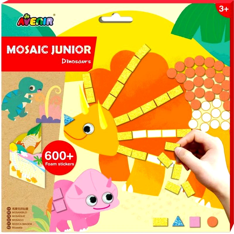 AVENIR Avenir Mosaic Junior Dinosaurs - ΠΟΛΥΧΡΩΜΟ