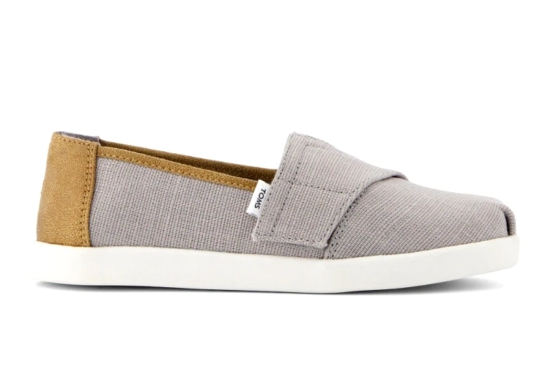 TOMS Παιδικές Εσπαντρίγιες Toms για Αγόρια Grey/Brown (Μεγέθη 30-35) ΓΚΡΙ