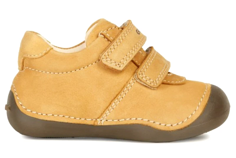 GEOX Βρεφικά Παπούτσια για Αγόρια Geox Tutim Yellow (Μεγέθη 18-22) - ΚΑΦΕ