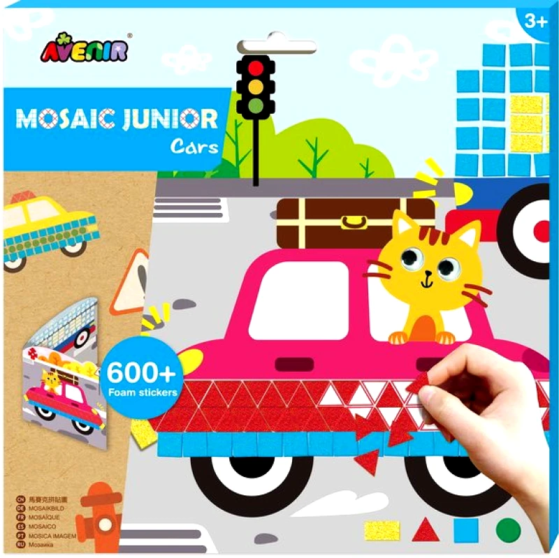 AVENIR Avenir Mosaic Junior Cars - ΠΟΛΥΧΡΩΜΟ