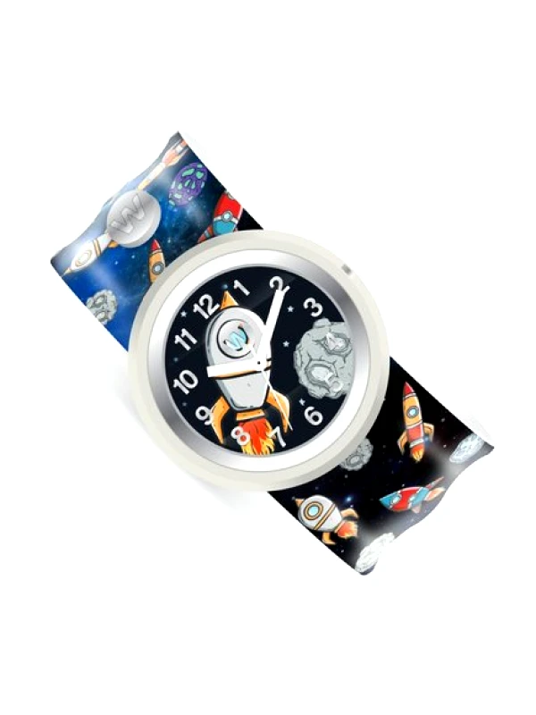 WATCHITUDE ΠΑΙΔΙΚΟ ΡΟΛΟΙ WATCHITUDE SPACE ROCKETS ΓΙΑ ΑΓΟΡΙΑ - ΠΟΛΥΧΡΩΜΟ