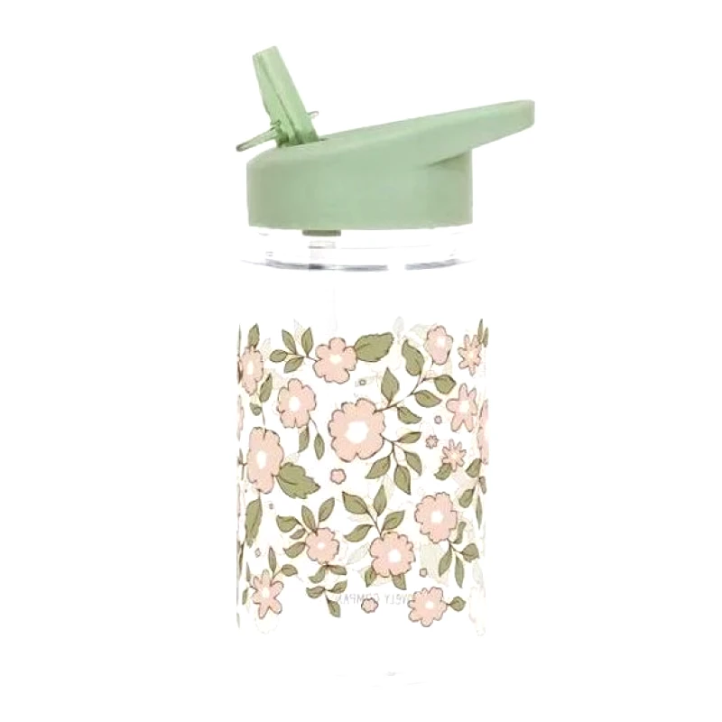 A-PLAY Παιδικό Παγούρι Khaki Flowers 350ml - ΠΟΛΥΧΡΩΜΟ