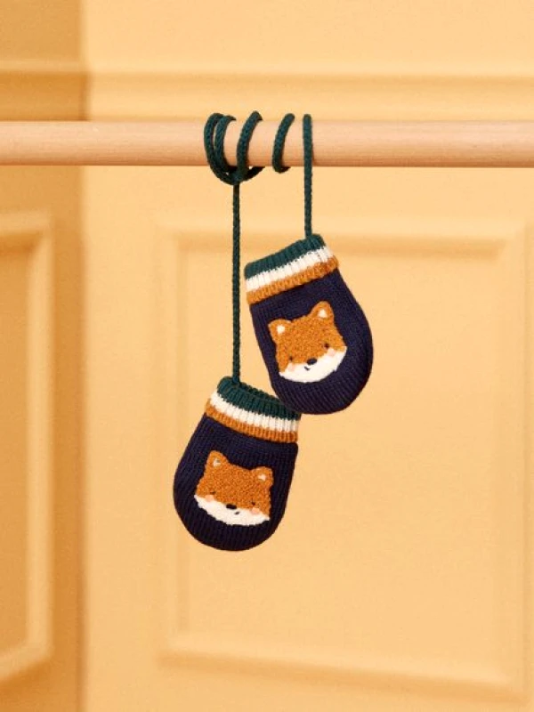 SERGENT MAJOR Βρεφικά Γάντια για Αγόρια Navy Fox - ΜΠΛΕ