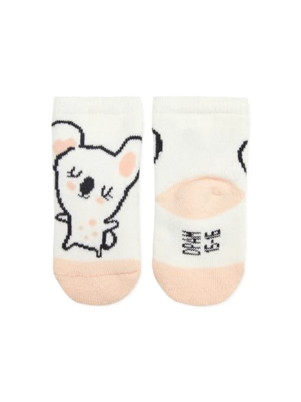 DPAM Βρεφικές Κάλτσες για Νεογέννητα White Koala - ΛΕΥΚΟ