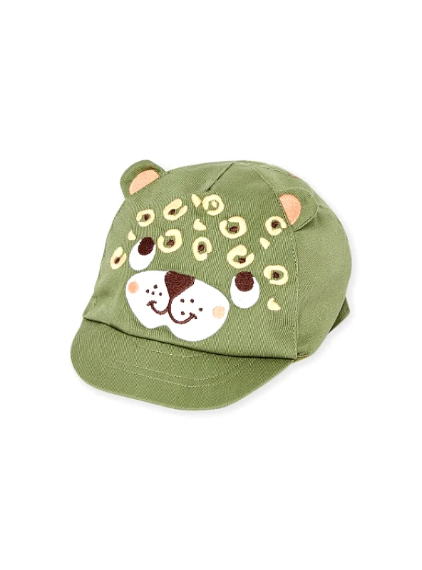 DPAM Βρεφικό Καπέλο για Αγόρια Green Leopard ΠΡΑΣΙΝΟ