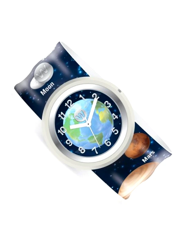 WATCHITUDE Παιδικό Αναλογικό Ρολόι Watchitude για Αγόρια Solar System - ΜΠΛΕ