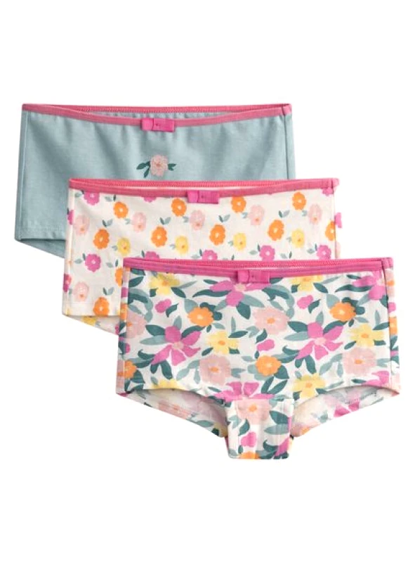 DPAM Σετ Παιδικά Εσώρουχα για Κορίτσια Spring Set 3 τμχ - ΛΕΥΚΟ