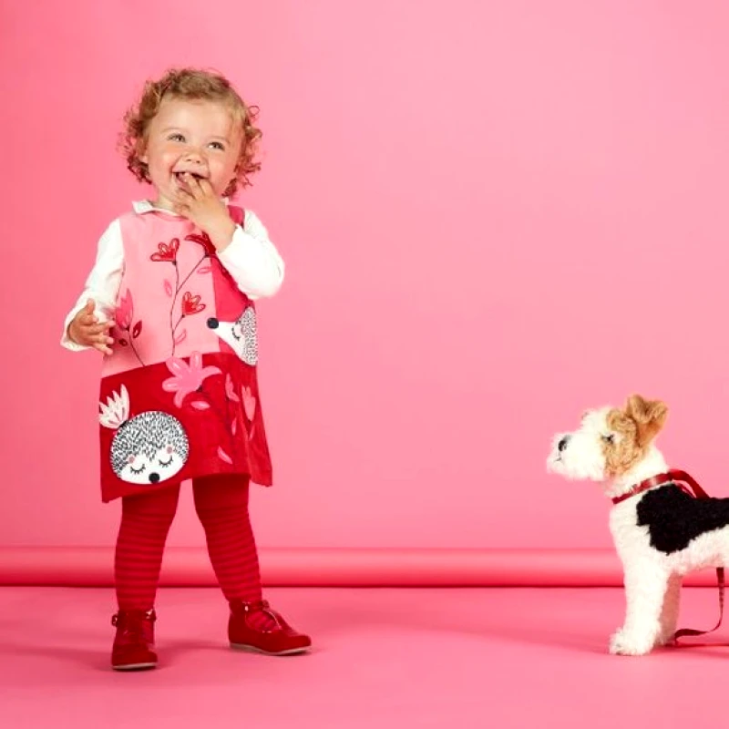 DPAM Βρεφικό Καλσόν για Κορίτσια Cheshire Coquette - ΠΟΛΥΧΡΩΜΟ