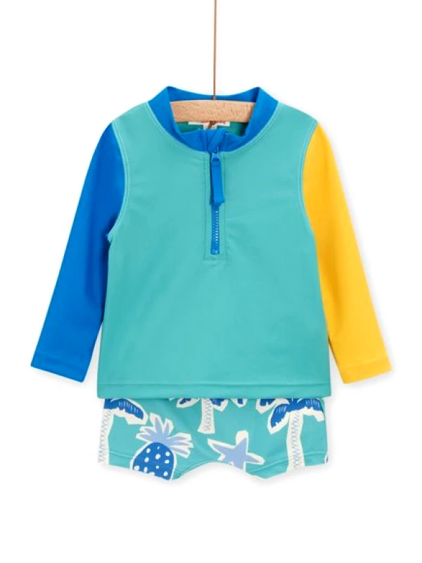 DPAM Βρεφικό Μαγιό Pineapple Tree για Αγόρια - ΜΠΛΕ