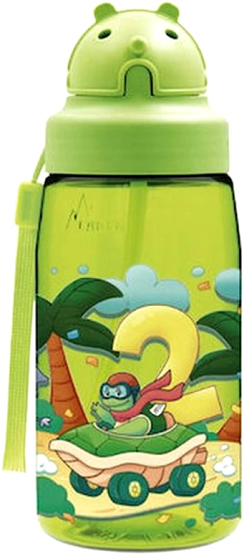 LAKEN Παιδικό Παγούρι Laken Funny Cars Tritan 450ml - ΠΡΑΣΙΝΟ