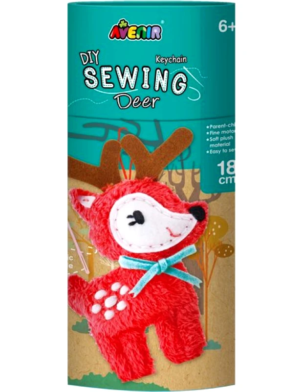 HMHB Avenir Sewing Doll-Deer - ΠΟΛΥΧΡΩΜΟ