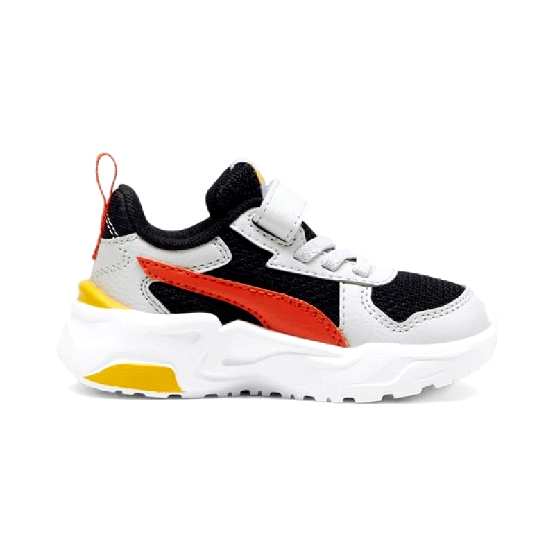PUMA Βρεφικά Παπούτσια Puma για Αγόρια Trinity Lite Ac+ Light Grey (Μεγέθη 21-27) - ΠΟΛΥΧΡΩΜΟ