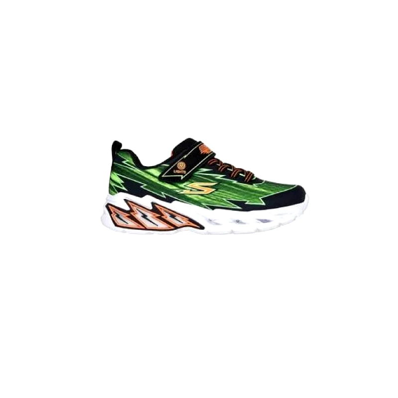SKECHERS Παιδικά Παπούτσια Skechers Skechers Light Storm για Αγόρια Green (Μεγέθη 27-35) ΜΑΥΡΟ