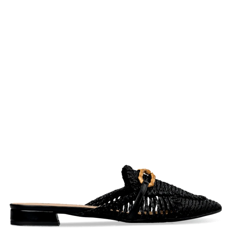 Envie Shoes RAFFIA SLIP ON LOAFERS