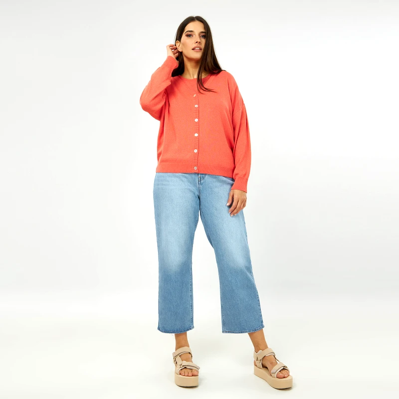 MAT FASHION Ζακέτα πλεκτή basic