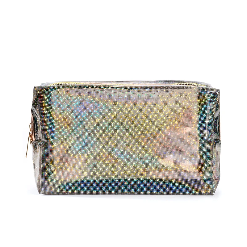 MAT FASHION Τσαντάκι νεσεσέρ PVC με glitter