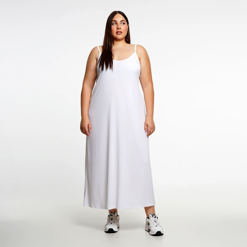 MAT FASHION Basic αμάνικο φόρεμα super jersey