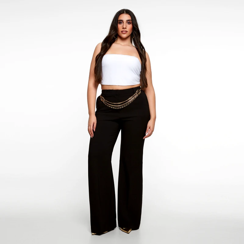 MAT FASHION Παντελόνι Nina σε bootcut γραμμή