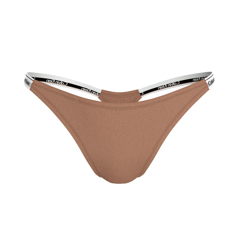 CALVIN KLEIN Βαμβακερό Σλιπ Thong - Modern Logo