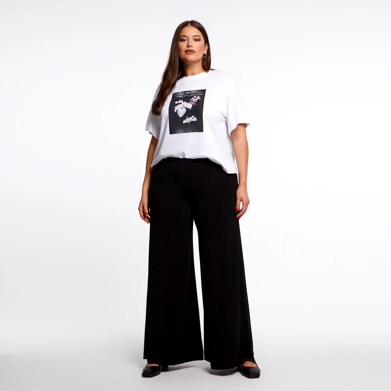 MAT FASHION Basic παντελόνα super jersey
