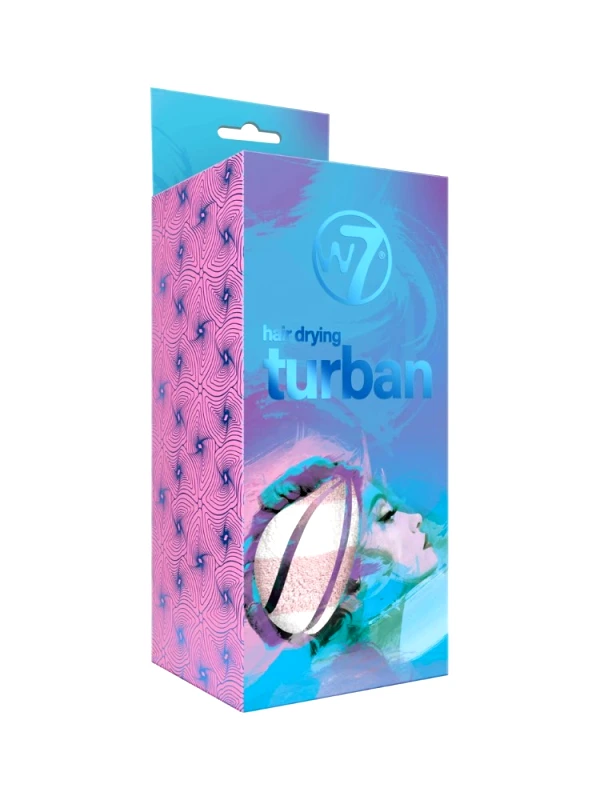 sense-shop W7 ΤΟΥΡΜΠΑΝΙ ΣΤΕΓΝΩΜΑΤΟΣ ΜΑΛΛΙΩΝ - HAIR DRYING TURBAN
