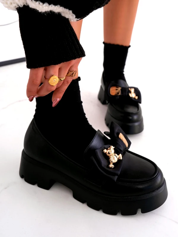 sense-shop ΜΑΥΡΑ ΜΑΤ LOAFERS - LUPEN