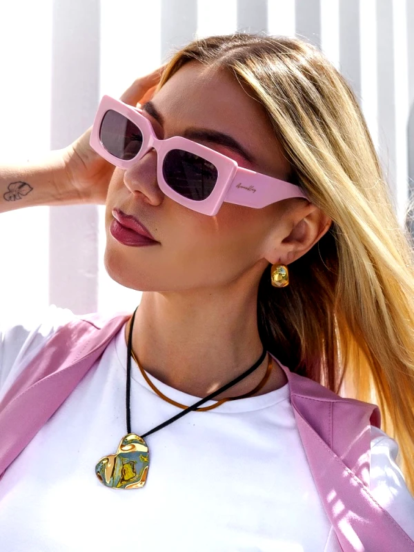 sense-shop ANNAKEY PALM PINK SUNGLASSES