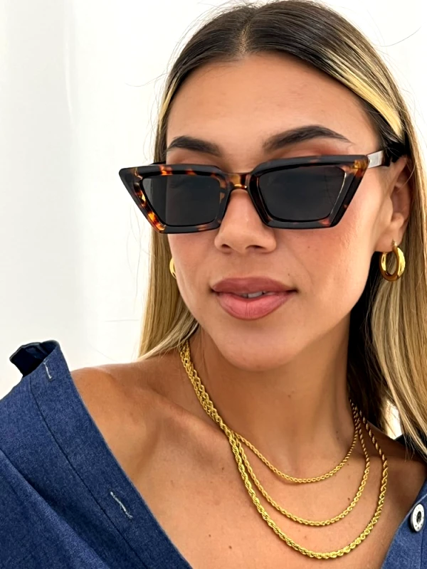 sense-shop ANNAKEY LOTTIE LEOPARD SUNGLASSES