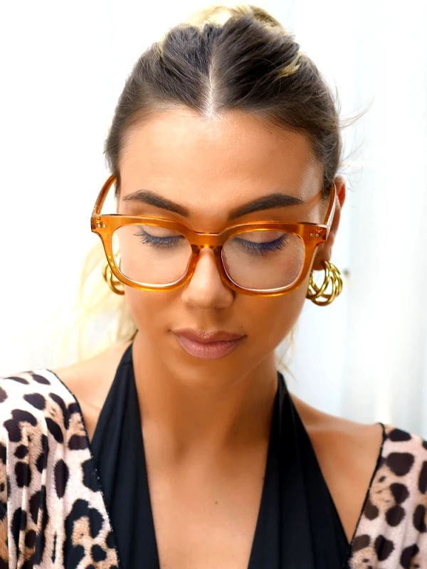 sense-shop EVALINA APRICOT CLEAR LENS