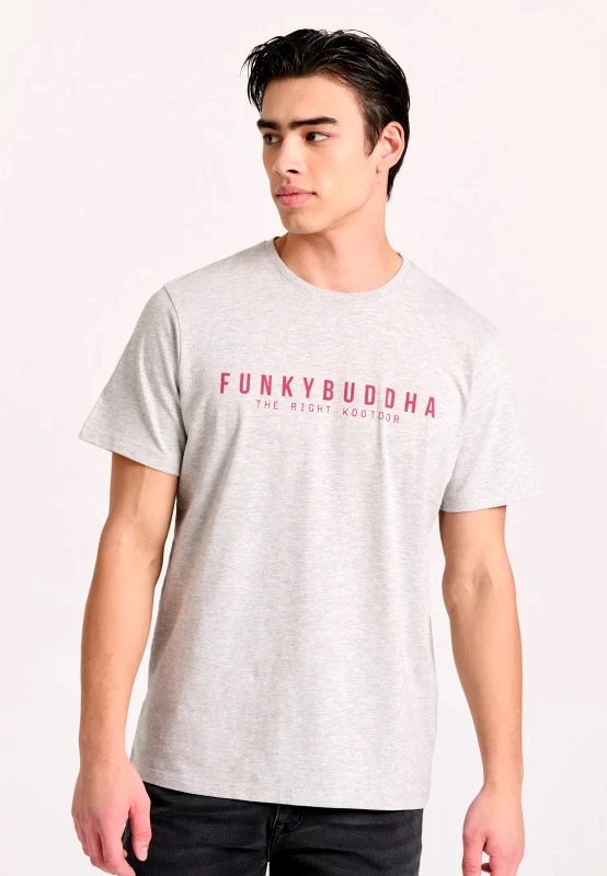 FUNKY BUDDHA T-shirt με Funky Buddha τύπωμα - The essentials