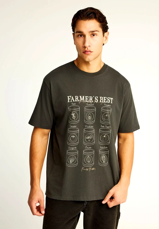 FUNKY BUDDHA T-shirt με τύπωμα στη μπροστινή πλευρά