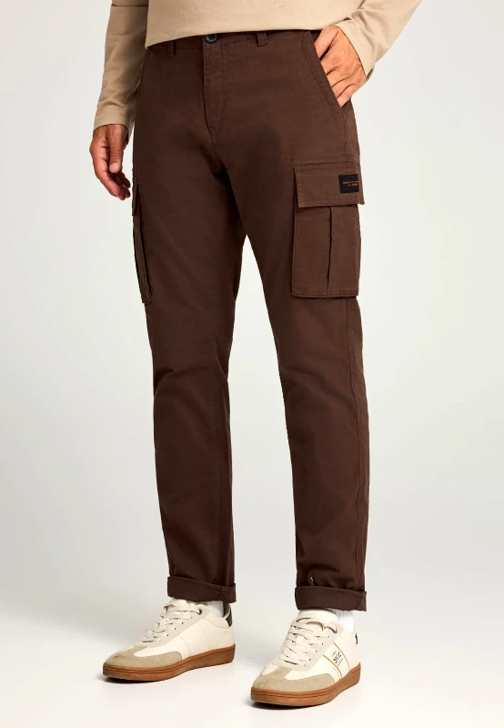 FUNKY BUDDHA Ανδρικό comfort cargo παντελόνι - The essentials