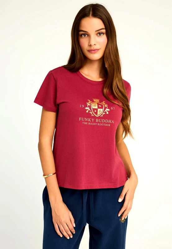 FUNKY BUDDHA Γυναικείο t-shirt με τύπωμα
