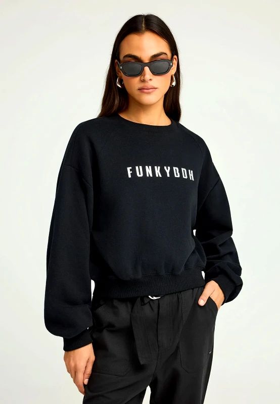 FUNKY BUDDHA Γυναικείο φούτερ με λογότυπο