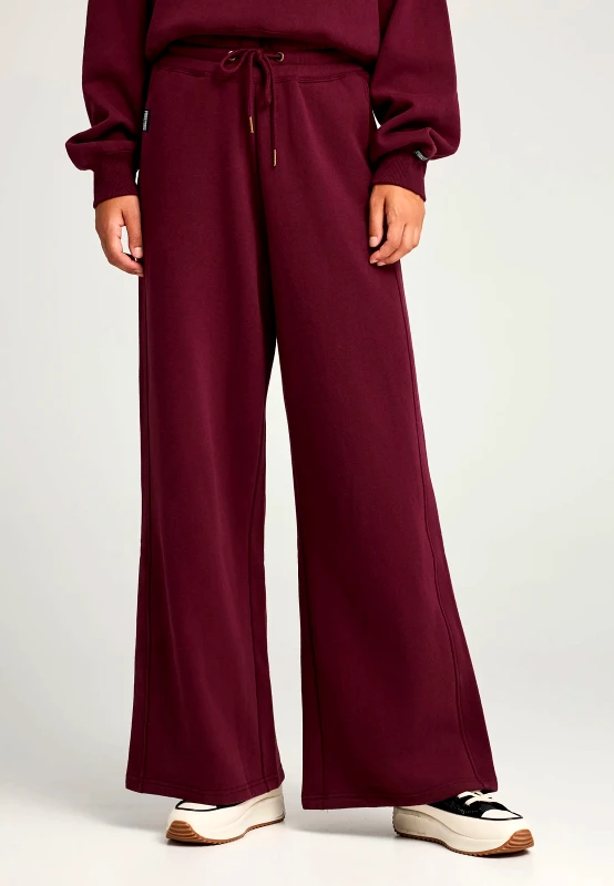 FUNKY BUDDHA Γυναικείο flare fit παντελόνι φόρμας