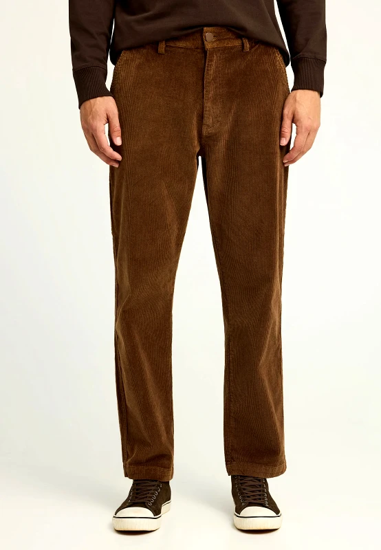 FUNKY BUDDHA Ανδρικό κοτλέ chino παντελόνι